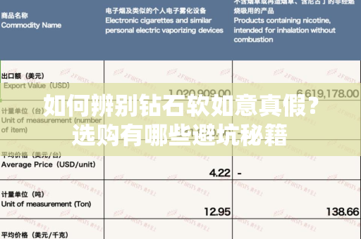 如何辨别钻石软如意真假？选购有哪些避坑秘籍